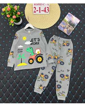 ПИЖАМА ТКАНЬ С НАЧЁСОМ