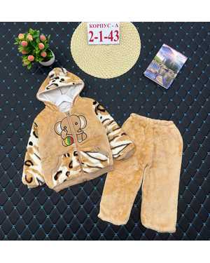 ДЕТСКИЙ КОСТЮМ ТКАНЬ ТЁПЛЫЙ БАРХАТ И ХЛОПОК