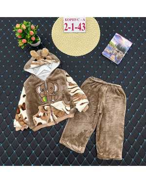 ДЕТСКИЙ КОСТЮМ ТКАНЬ ТЁПЛЫЙ БАРХАТ И ХЛОПОК