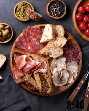 Менажница деревянная. 25см