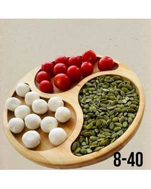 Менажница деревянная. 25см