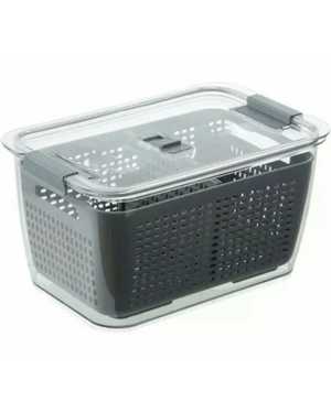 Контейнер для овощей и фруктов в холодильник оснащен регулируемыми вентиляционными отверстиями Объем: 1,7л