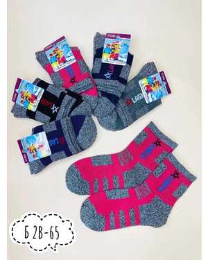 Детские термо носки для девочек Состав: Верблюжья шерсть 55% Хлопок 35% Полиамид 10% Цена за упаковку:10пар