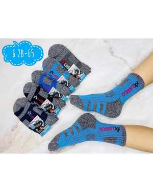 Подростковые тёплые носки “Alaska” -30 Состав:Верблюжья шерсть 55% Хлопок 35% Полиамид 10% Цена за упаковку:10пар