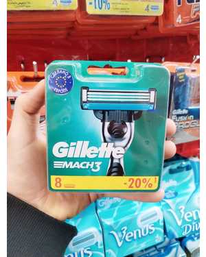 Сменные кассеты Gillette Mach3 8 шт