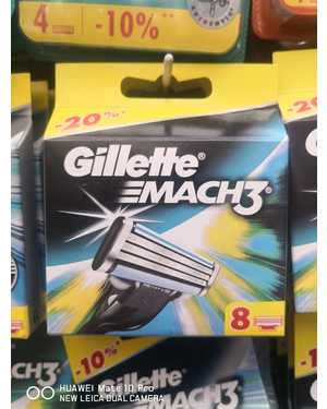 Сменные кассеты Gillette Mach3 8 шт