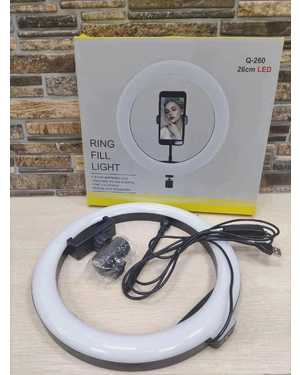 Набор кольцевая лампа 26 см + штатив 210 см + селфи-пульт – универсальное