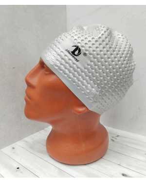 Шапочка для плавания Силиконовая, Обхват 54-60 См, Zhuosuyj без выбора