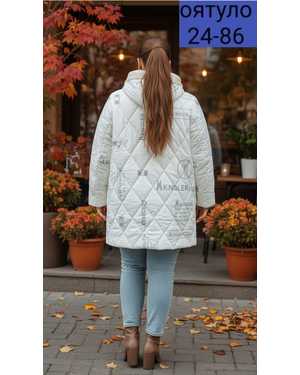 КУРТКА ТКАНЬ СИНТЕПОН С БАРАШКА НАТУРАЛЬНЫЙ