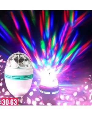 Проектор Диско шар вращающийся Размер: 8х15см