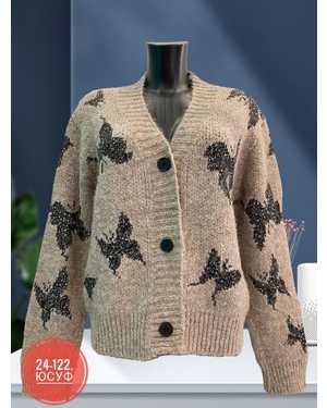 КАРДИГАН ТКАНЬ ВЯЗАНЫЙ