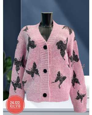 КАРДИГАН ТКАНЬ ВЯЗАНЫЙ