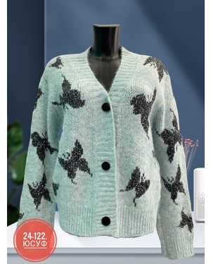КАРДИГАН ТКАНЬ ВЯЗАНЫЙ