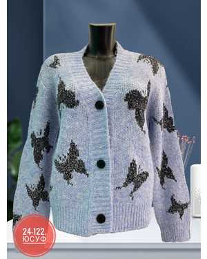 КАРДИГАН ТКАНЬ ВЯЗАНЫЙ