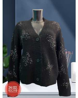 КАРДИГАН ТКАНЬ ВЯЗАНЫЙ