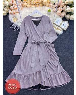 ПЛАТЬЕ ТКАНЬ ЛЮРЕКС