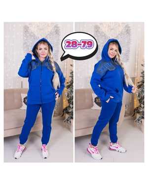 ЖЕНСКИЙ КОСТЮМ ТКАНЬ ХЛОПОК НА ФЛИТ