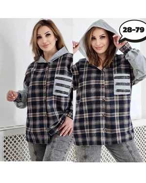 РУБАШКА В РАЗМЕР ТКАНЬ ХЛОБОК