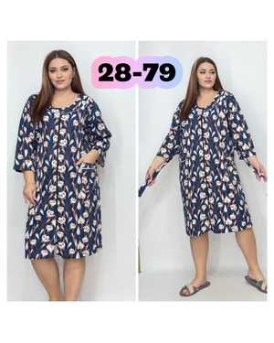 ХАЛАТ В РАЗМЕР ТКАНЬ ТРИКОТАЖ С НАЧЁСОМ