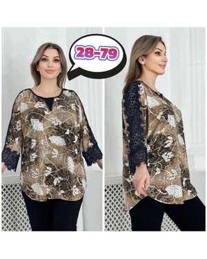 БЛУЗКА В РАЗМЕР ТКАНЬ МАСЛО