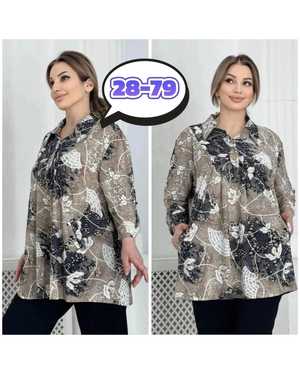 БЛУЗКА В РАЗМЕР ТКАНЬ МАСЛО