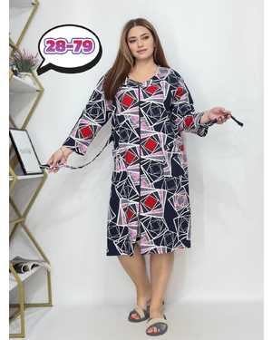 ХАЛАТ В РАЗМЕР ТКАНЬ ТРИКОТАЖ