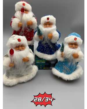 Дед Мороз музыкальный Упаковка 4шт