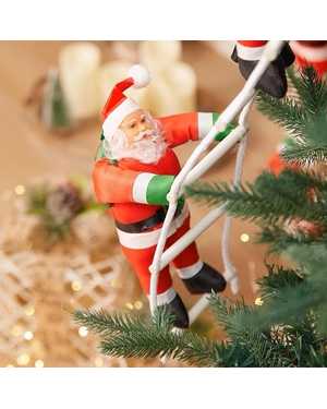 Дед Мороз с лестницей 30см