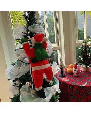 Дед Мороз с лестницей 50см