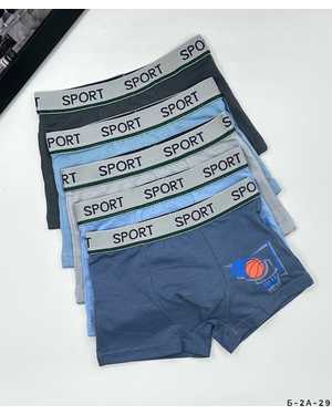ТРУСЫ-БОКСЕРЫ ТКАНЬ 95% ХЛОПОК 5% СПАНДЭКС в упаковке 10 шт один размер и разные расцветки