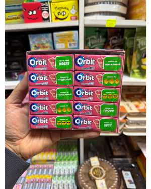 Жевательная резинка Орбит без сахара В упаковке 30шт по 13,6гр