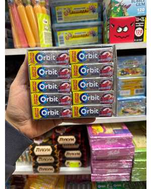Жевательная резинка Орбит без сахара В упаковке 30шт по 13,6гр