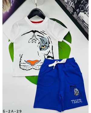 КОМПЛЕКТ ФУТБОЛКА+ШОРТЫ ТКАНЬ 100% ХЛОПОК