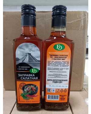 Соус на основе растительных масел. Со свежим сроком 250мл