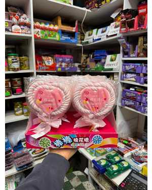 Зефир цердца на палочке В упаковке 16шт