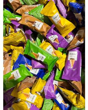 Конфеты SORBON mini cone rainbow. Иран 500г