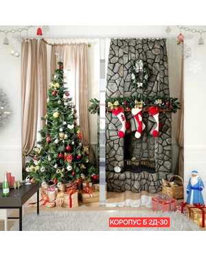 Фотошторы 3д ткань габардин. Ширина: 2,9м Высота: 2,6м