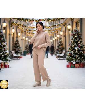 ЖЕНСКИЙ КОСТЮМ ДВОЙКА ТКАНЬ КАШЕМИР С СТРАЗАМИ