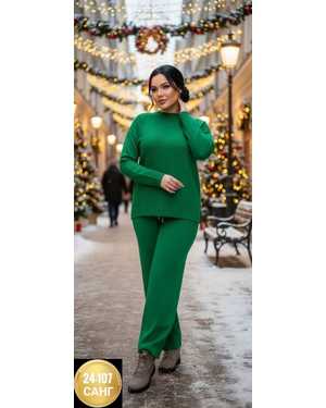 ЖЕНСКИЙ КОСТЮМ ДВОЙКА ТКАНЬ КАШЕМИР С СТРАЗАМИ