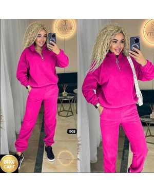 ЖЕНСКИЙ КОСТЮМ ДВОЙКА ТКАНЬ ФЛИС ДВУХСТОРОННИЙ