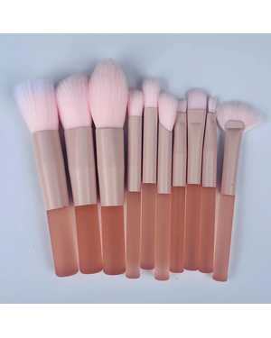 Персиковый набор кистей для макияжа 10/1