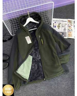 ТОЛСТОВКА ТКАНЬ ДВУСТОРОННИЙ ФЛИС+ НА ПОЛНОМ МЕХЕ