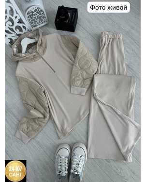 ЖЕНСКИЙ КОСТЮМ ДВОЙКА ТКАНЬ ЛАПША - СИНТЕПОН