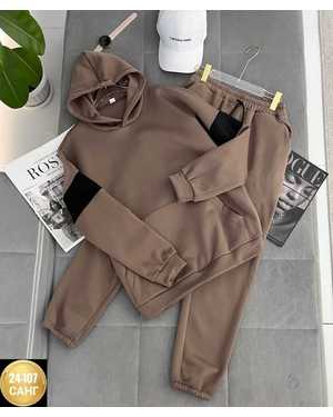 КОСТЮМ ТКАНЬ ТРОЙХНИТКА, ТУРЕЦКАЯ ФЛИС