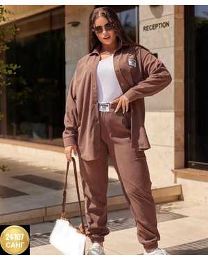 ЖЕНСКИЙ КОСТЮМ ДВОЙКА ТКАНЬ ВЕЛЬВЕТ