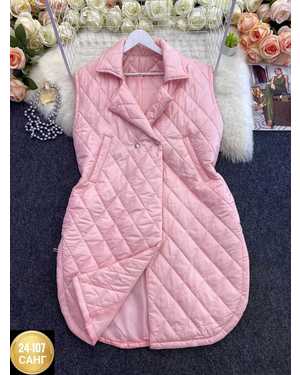 ЖИЛЕТКА ТКАНЬ ПЛАЩЕВКА СИНТЕПОН С ПОДКЛАДКА