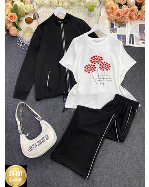 ЖЕНСКИЙ КОСТЮМ ТРОЙКА ТКАНЬ ТРИКОТАЖ