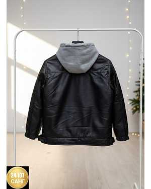 ДУБЛЁНКА ТКАНЬ КОЖА С МЕХОМ