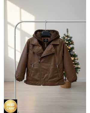 ДУБЛЁНКА ТКАНЬ КОЖА С МЕХОМ