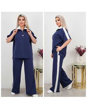 ЖЕНСКИЙ КОСТЮМ ДВОЙКА ТКАНЬ ТРИКОТАЖ